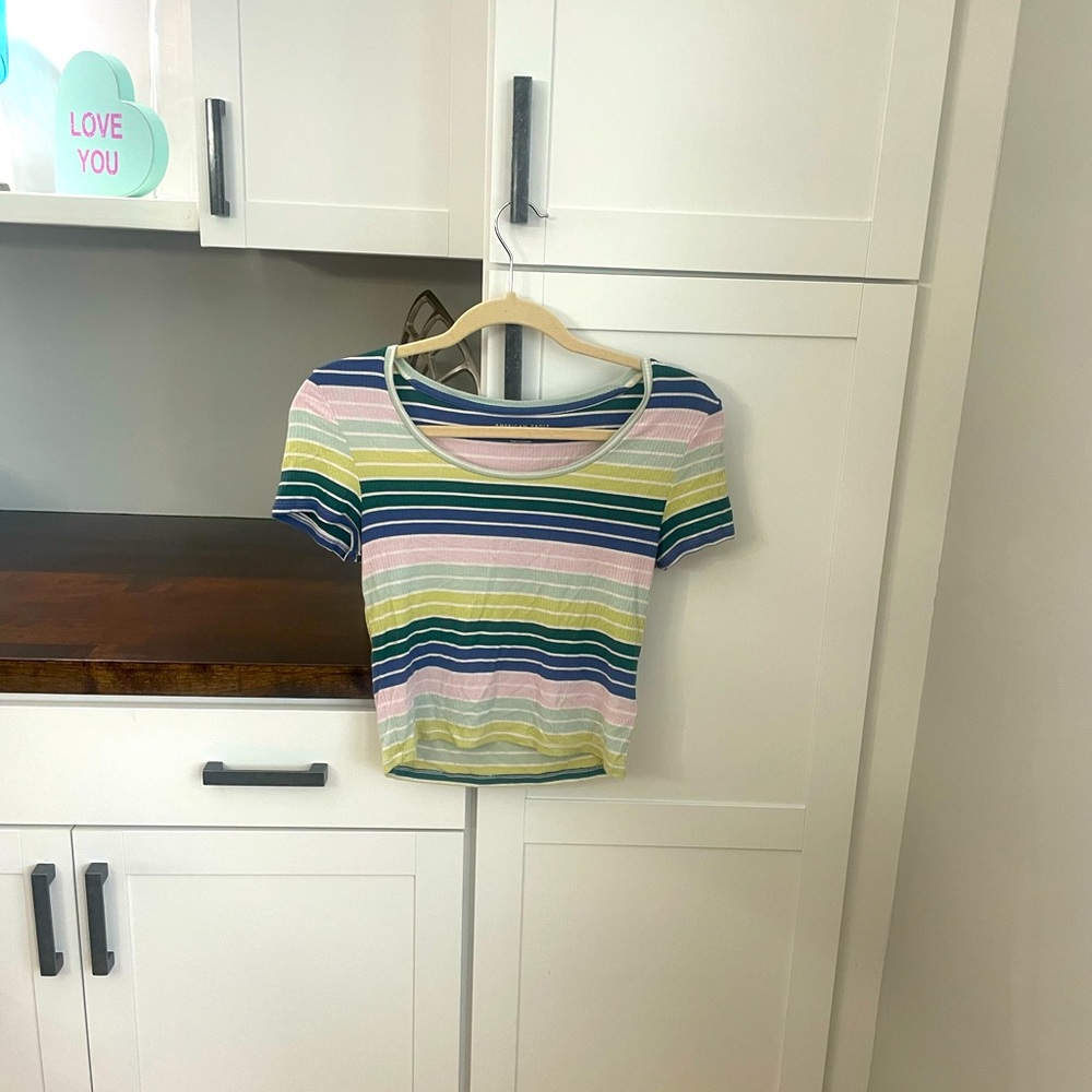 American Eagle Cropped T-Shirt size small
